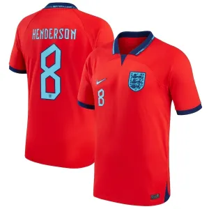 Henderson's England 2022 World Cup Away Jersey - Red