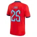 La camiseta de visita de Inglaterra para la Copa del Mundo 2022 de Saka - Roja
