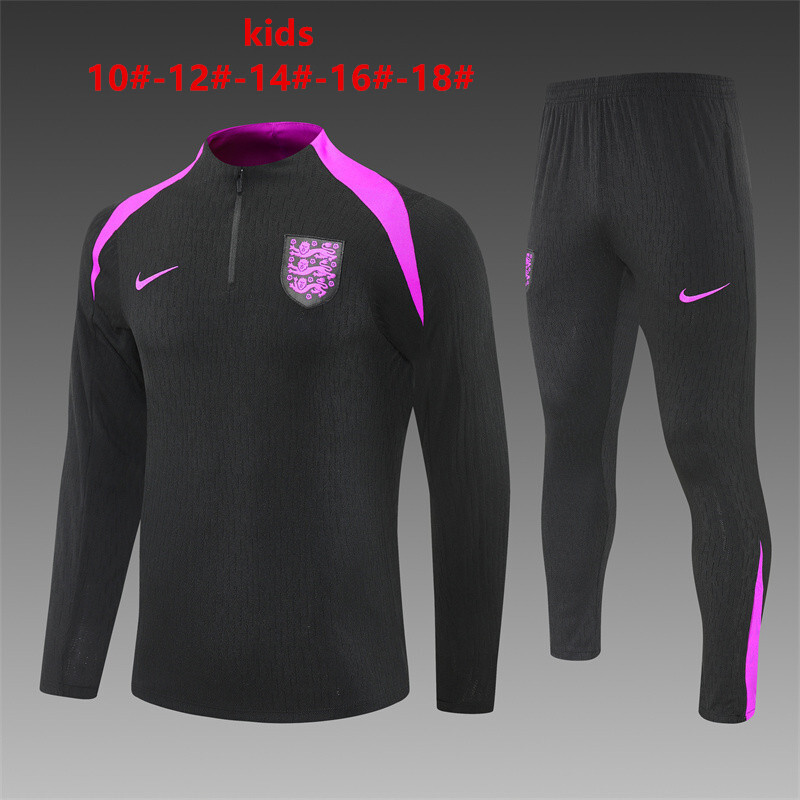 England 2025/26 Ensemble Sport Enfant Noir