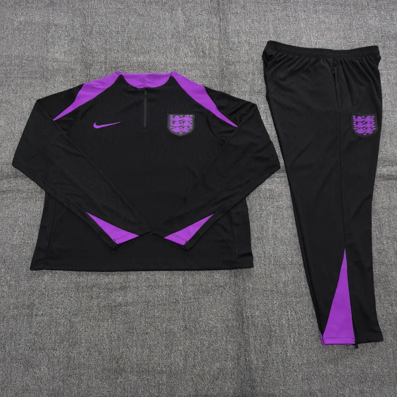 England 2025/26 Ensemble Sport Enfant Noir