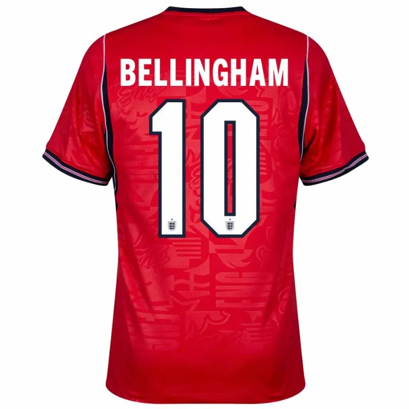 Inghilterra BELLINGHAM 2026/27 Maglia Trasferta Bambino Rosso