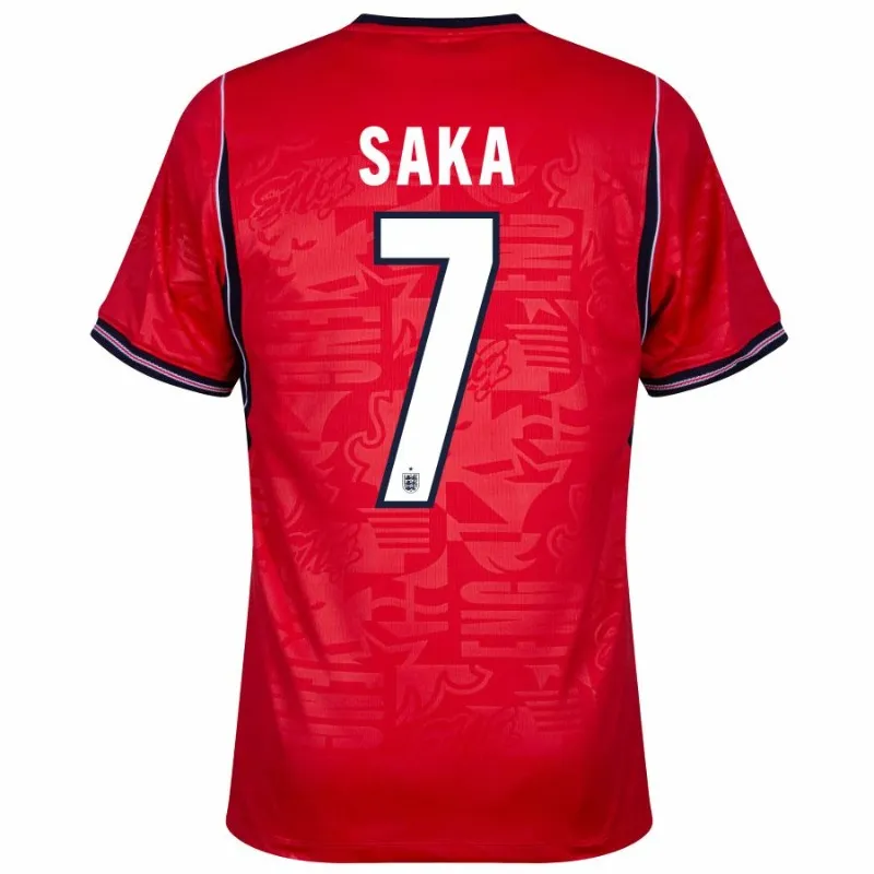 England SAKA 2026/27 Away Jersey Red