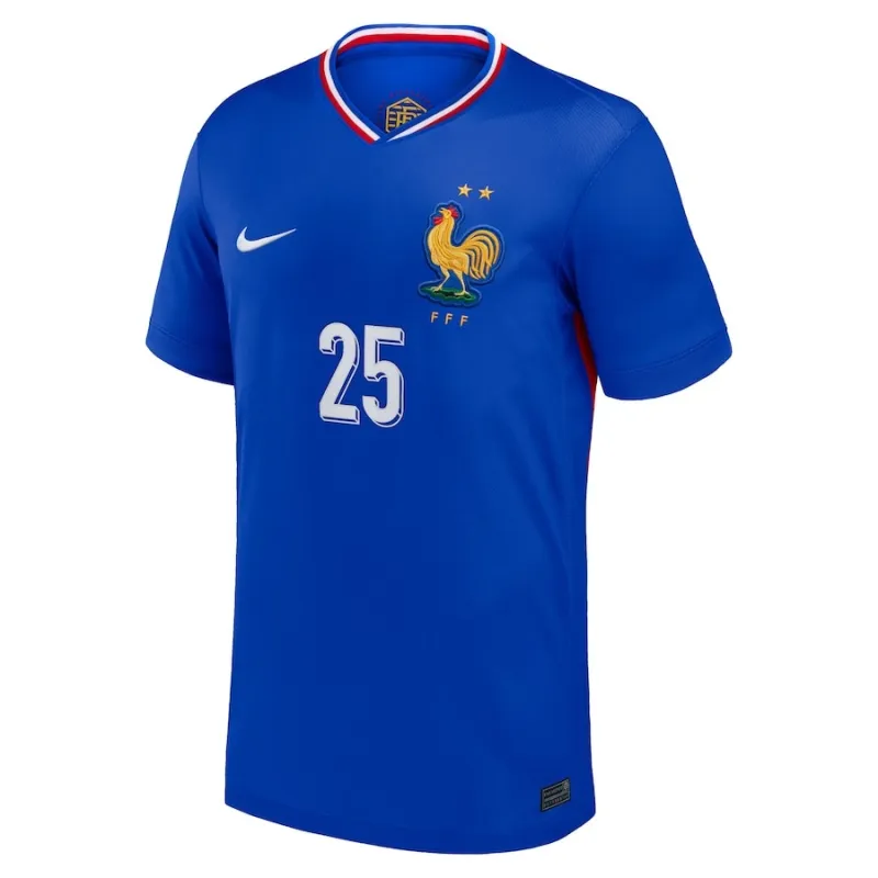 Cherki France 2024/25 Kids' Home Replica Jersey Blue