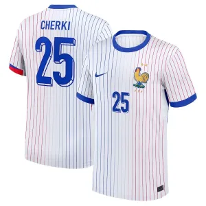 Cherki France 2024/25 Away Replica Jersey Blue