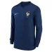 Il sweatshirt della squadra francese per la Coppa del Mondo 2022 in campo - Blu
