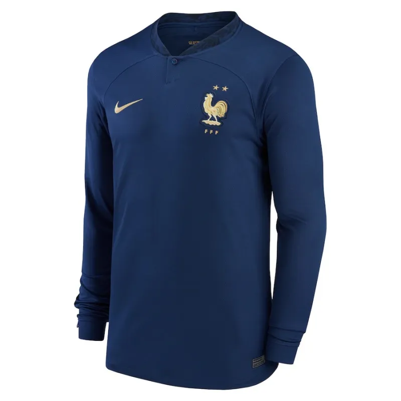 Il sweatshirt della squadra francese per la Coppa del Mondo 2022 in campo - Blu