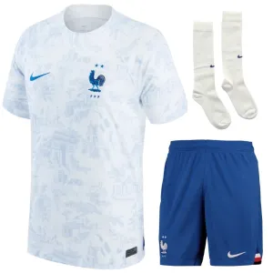 France 2022 World Cup Kids' Away Kit White
