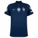 The French national team's 2024 home European Cup children's kit jersey - Blue