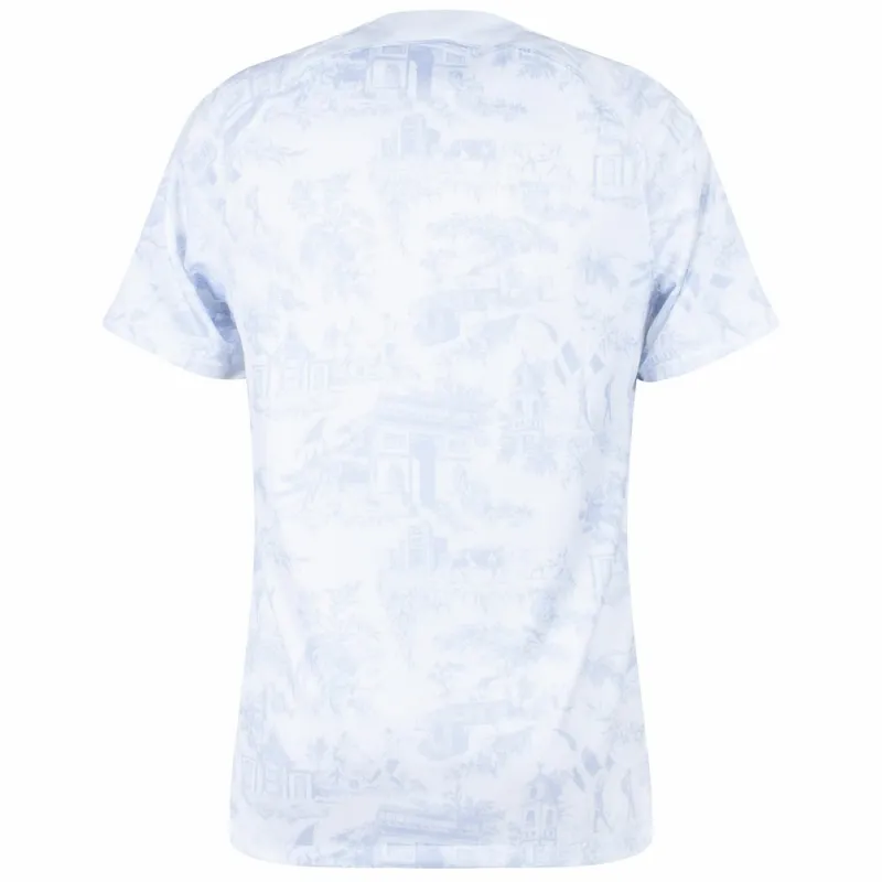 The French national team's 2024 away European Cup children's kit jersey - White