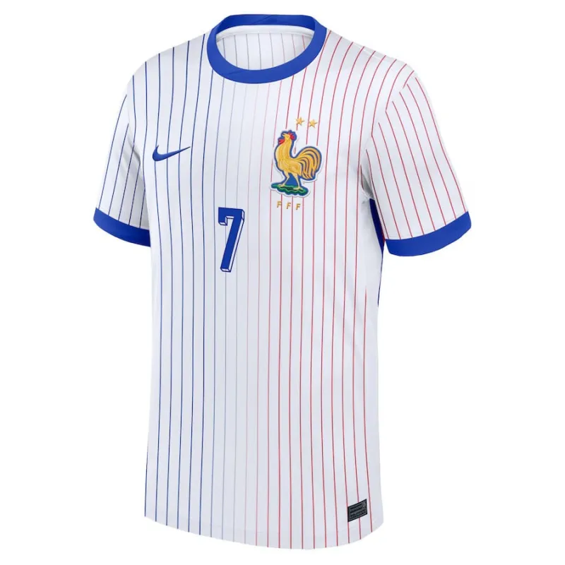 Griezmann's away jersey for the French national team in 2024/25 - White
