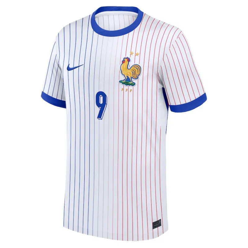 Giroud's away jersey of the French national team in 2024/25 - White
