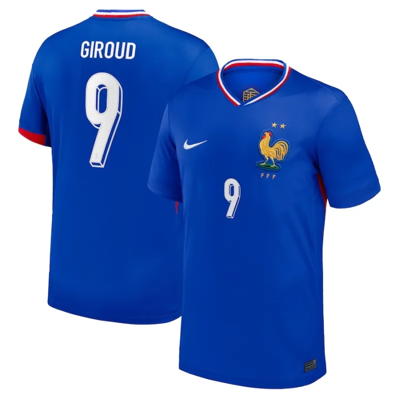 Giroud's French national team 2024/25 home children's jersey - Blue