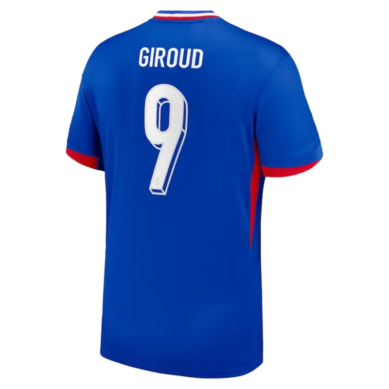 Giroud's French national team 2024/25 home children's kit jersey - Blue