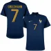 Antoine Griezmann's French national team 2022 home World Cup jersey - Blue