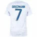 Antoine Griezmann's French national team 2022 away World Cup jersey - White