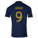 La camiseta local de la selección nacional francesa de Olivier Giroud para la Copa del Mundo 2022 - Azul