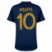 Kylian Mbappé's French national team 2022 home World Cup jersey - Blue