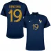La camiseta local de la selección nacional francesa de Karim Benzema para la Copa del Mundo 2022 - Azul
