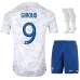 Olivier Giroud's French national team 2022 away World Cup children's jersey set - White