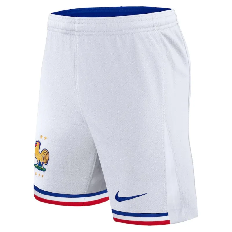 The home shorts of the French national team in 2024/25 - White