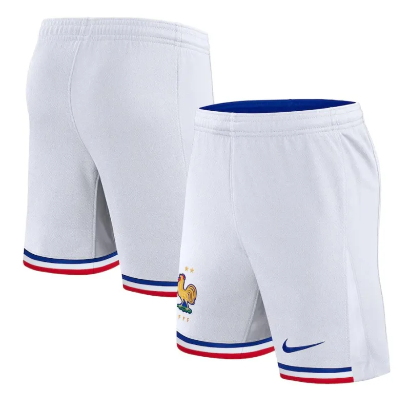 The home shorts of the French national team in 2024/25 - White