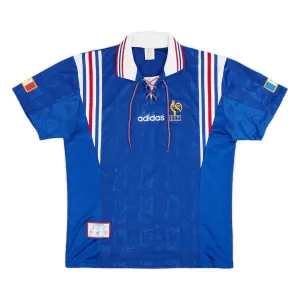 The retro home jersey of the French national team from 1996 to 1998 - Blue