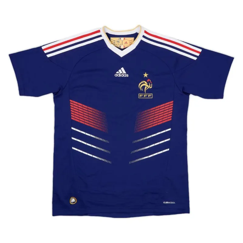 The retro home jersey of the French national team in 2009/2010 - Blue
