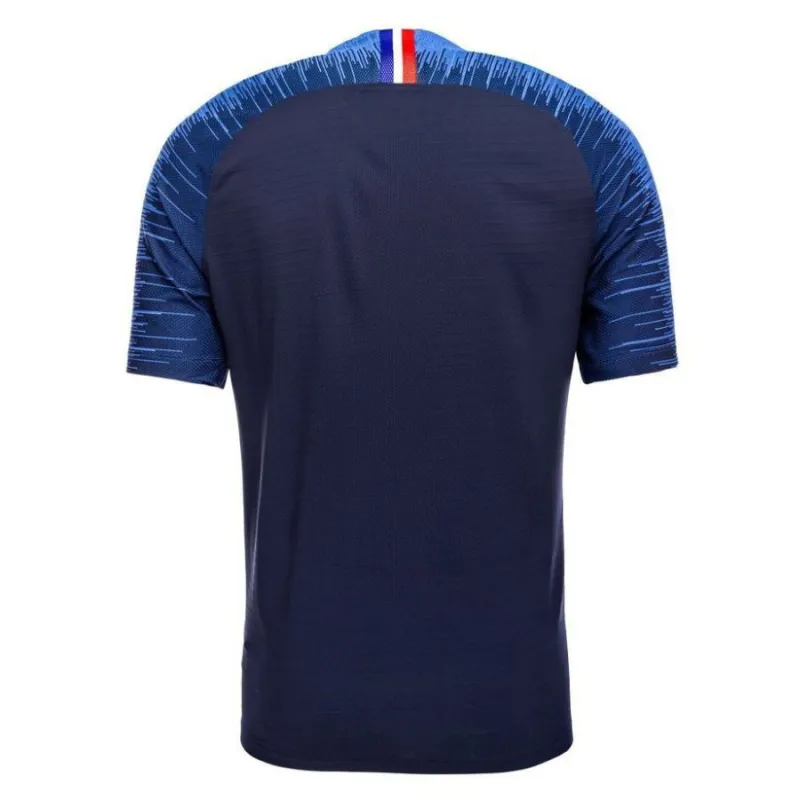 The retro home jersey of the French national team in 2018 - Blue