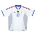 The retro away jersey of Zinedine Zidane's French national team in 2002 - white