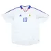 The retro away jersey of Zinedine Zidane's French national team from 2004 to 2006 - white.