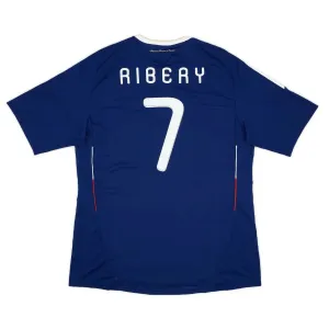 The retro home jersey of Franck Ribéry's French national team in the 2009/2010 season - blue.
