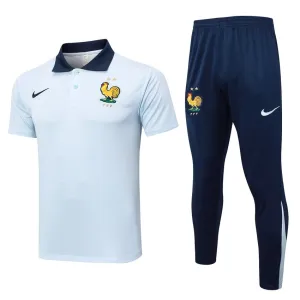 French national team's 2024/25 POLO training suit + pants - white