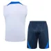 The French national team's 2024/25 vest and shorts - white.