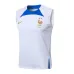 The French national team's 2024/25 vest and shorts - white.