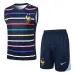 Le gilet et les shorts de l'équipe de France pour la saison 2024/25 - motif bleu.