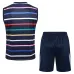 Le gilet et les shorts de l'équipe de France pour la saison 2024/25 - motif bleu.