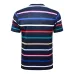 The training suit and shorts of the French national team for the 2024/25 season - blue pattern.