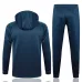 The French national team's 2024/25 hooded sportswear and pants - bright blue
