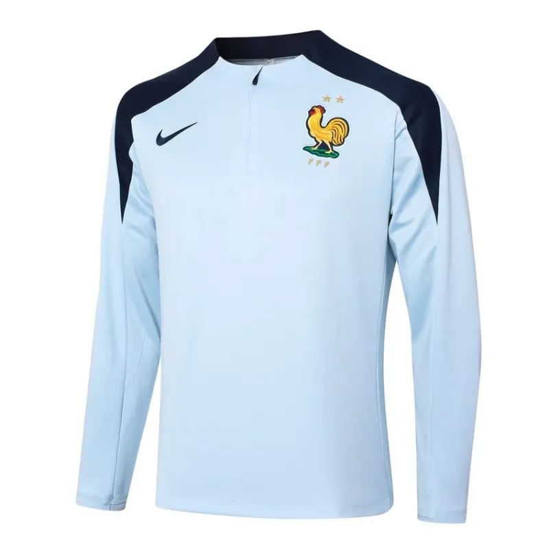 The French national team's 2024/25 sportswear and pants - white