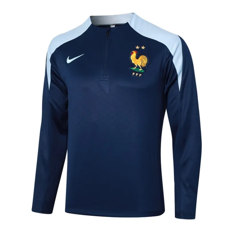 The French national team's 2024/25 sportswear and pants - blue