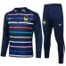 The sportswear and pants of the French national team for 2024/25 - with blue patterns.