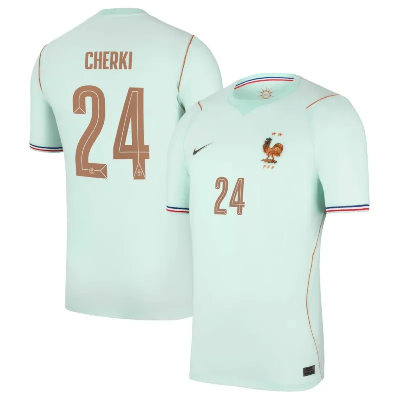 France CHERKI 2026/27 Away Jersey Green