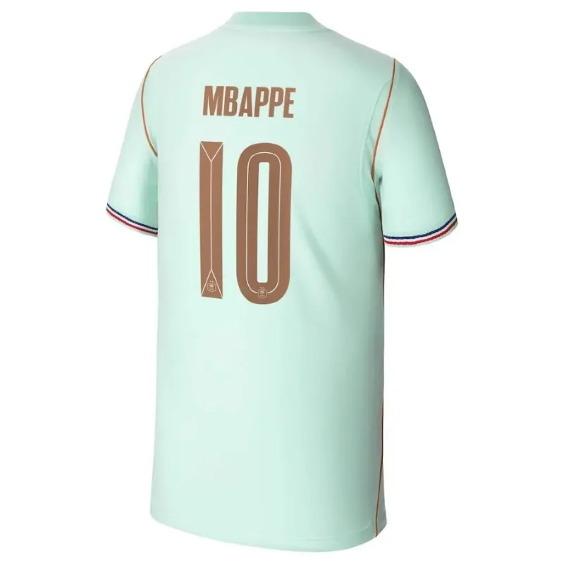 France MBAPPE 2026 World Cup kids away jersey green