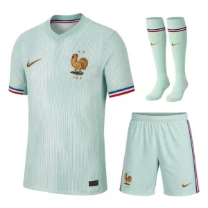 France 2026 World Cup Away Kids Kit Green