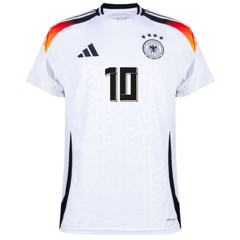 Jamal Musiala's 2024/25 Home Kids' Kit - White