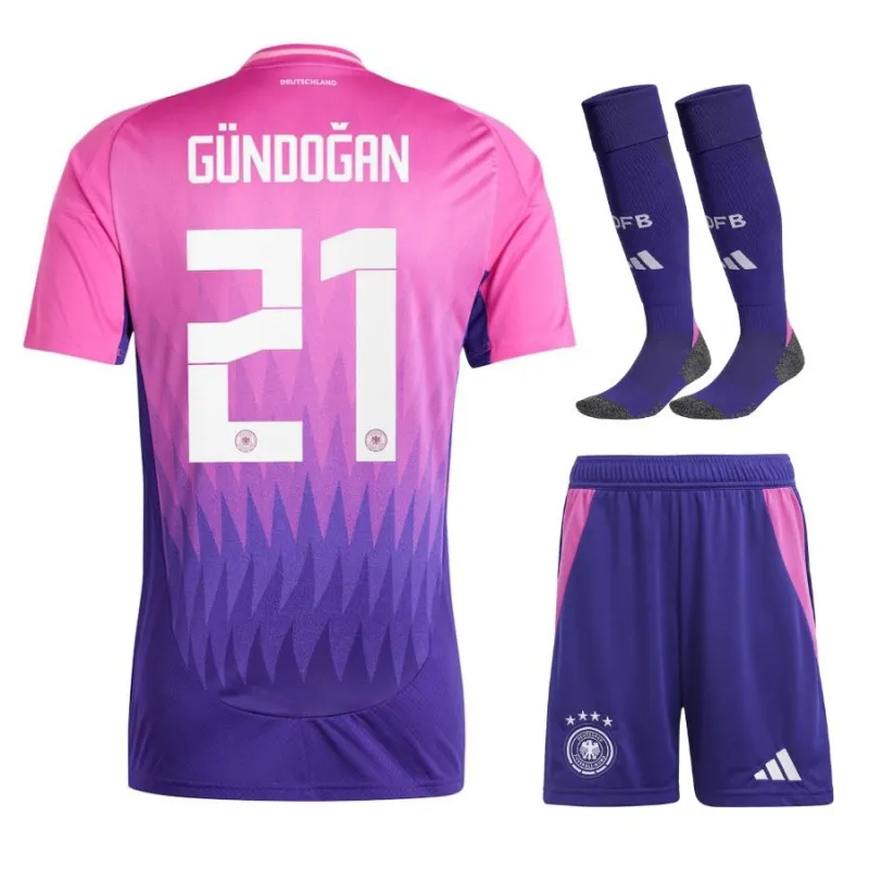 Le kit pour enfants d'extérieur d'Ilkay Gündoğan 2024/25 - Rose