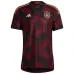 Germany's 2022 FIFA World Cup Away Player Version Jersey - Red and Black