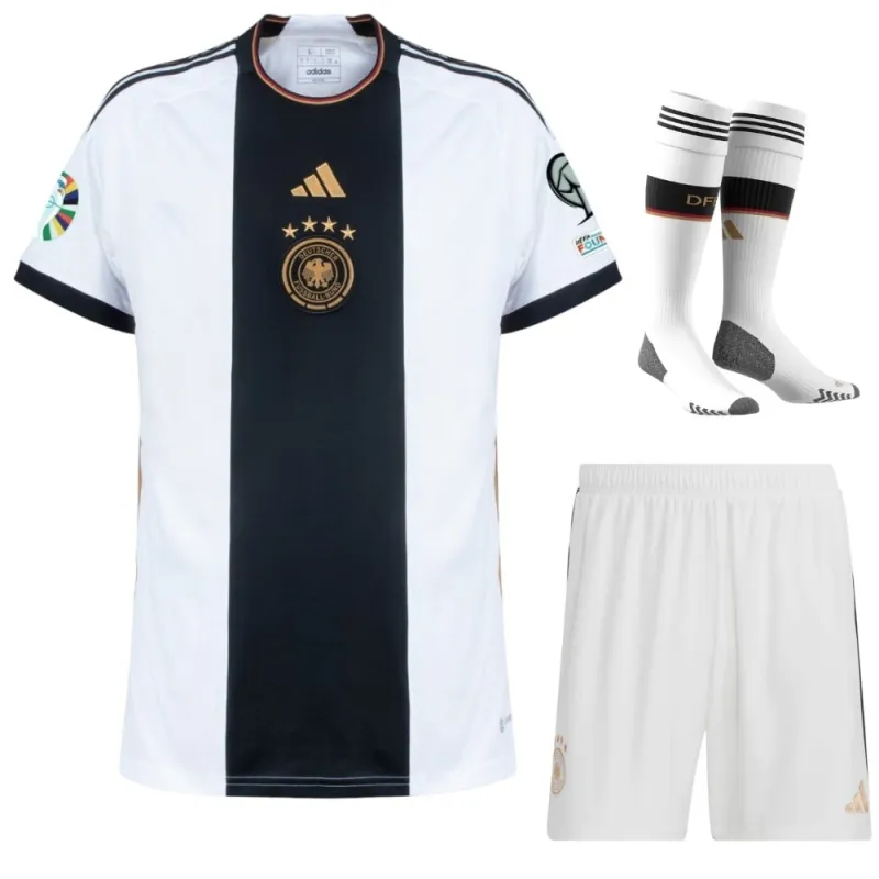 Deutsches Kinderheimspielkit für die Euro 2024 - Weiß