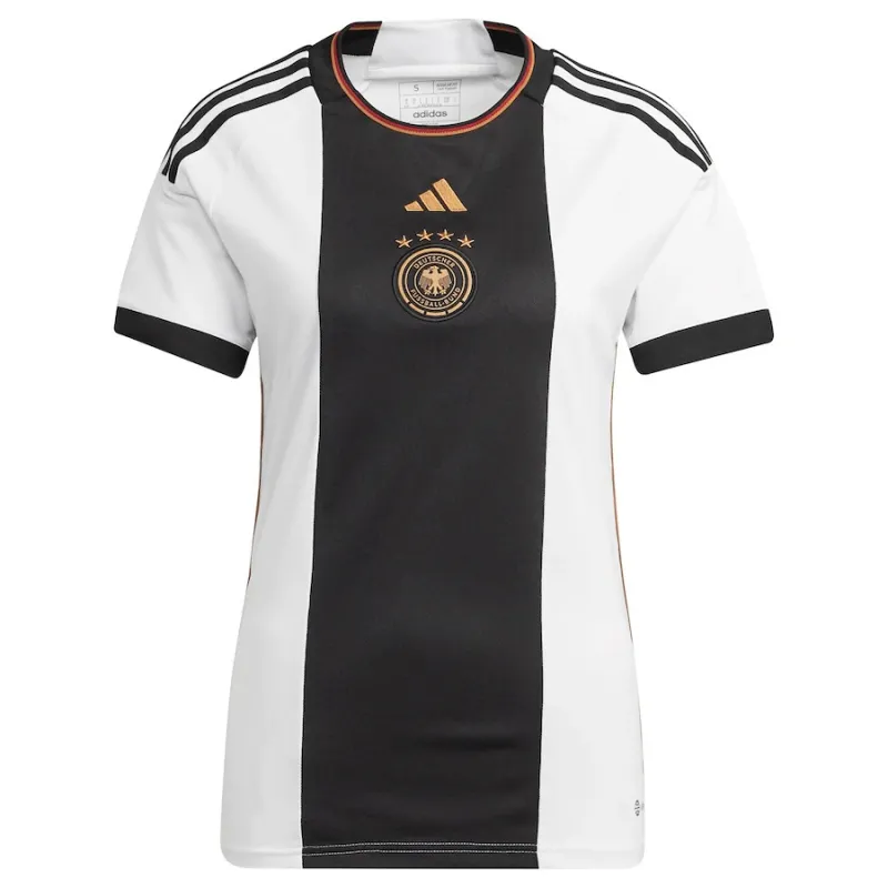 La camiseta femenina de casa de Alemania para la Copa del mundo FIFA 2022 - Blanca