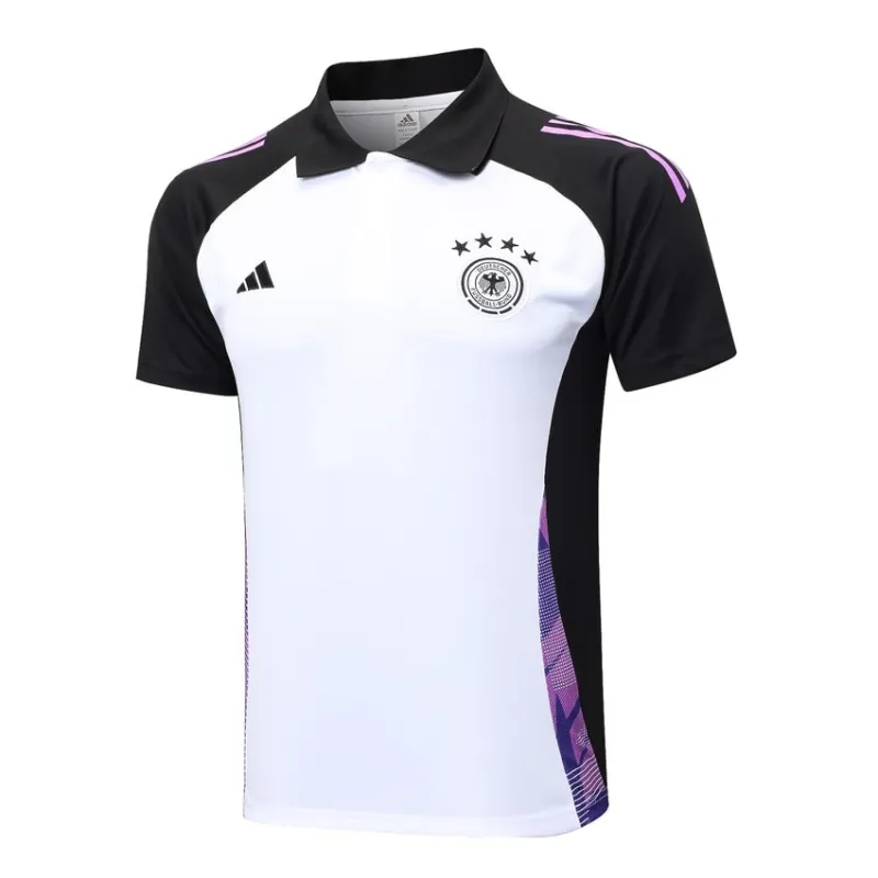 Vêtements de sport POLO allemands 2024/25 + pantalon - blanc